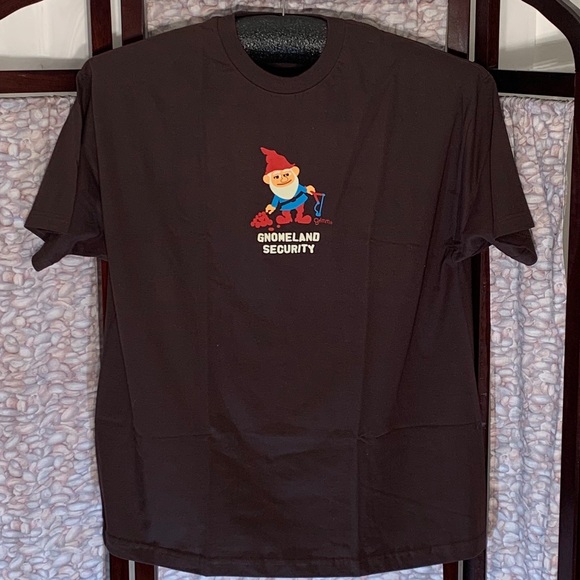 Alstyle Other - Alstyle Apparel & Activewear (AAA) dark brown “Gnomeland Security” tee shirt.